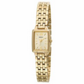 Seiko Women's Dress Gold-Tone Watch w/ Champagne Dial